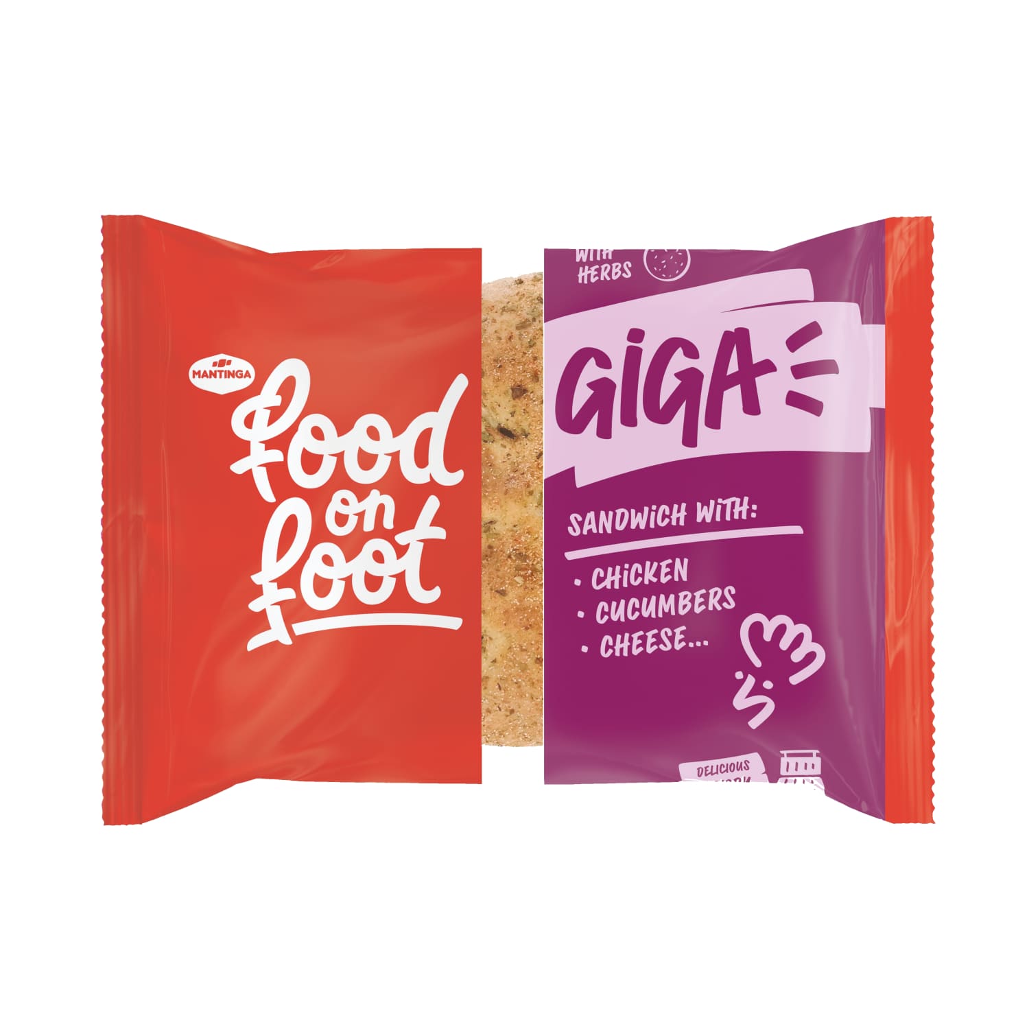 Sumuštinis su vištiena GIGA, 260 g