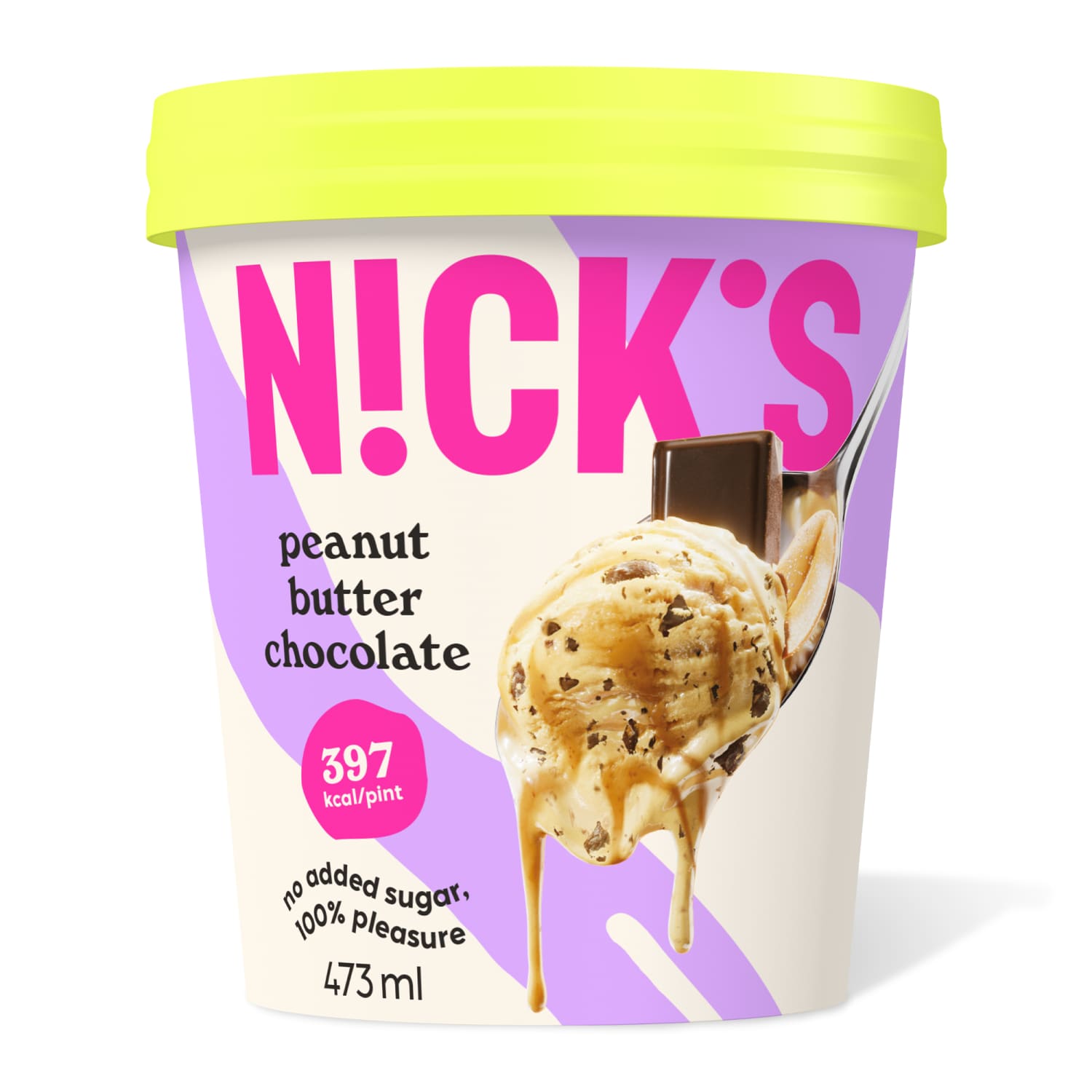 Maapähklikreemi jäätis šok.tk 473ml/266g