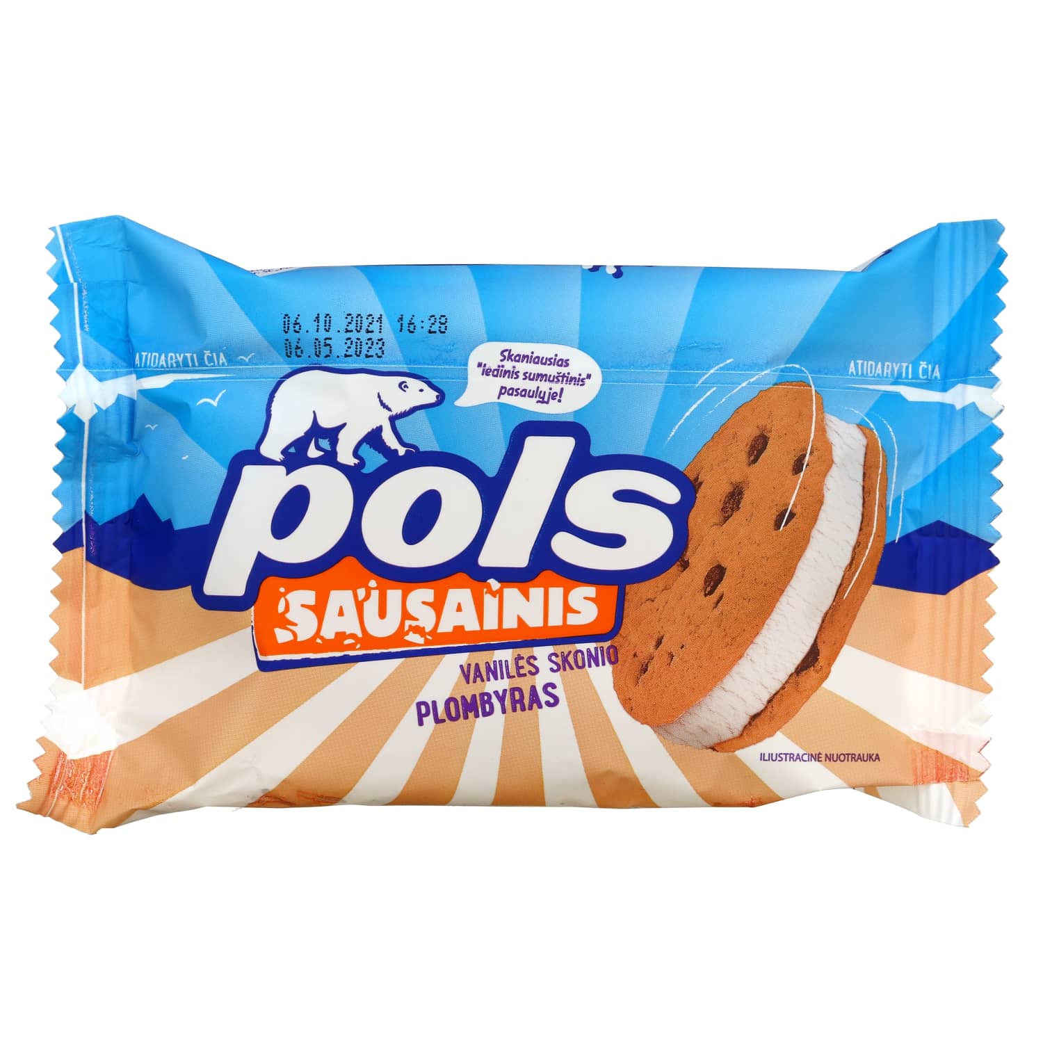 Van. plombyras tarp sausainių POLS, 140ml/75g