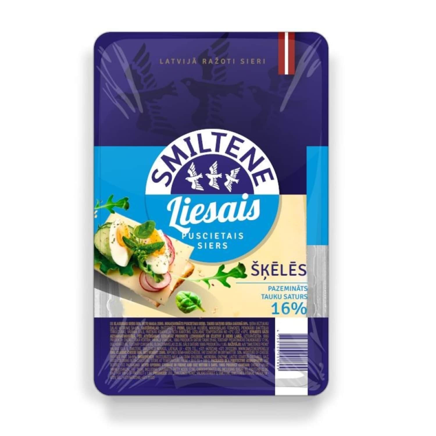 Siers Smiltene Liesais 16% šķēlēs 150g