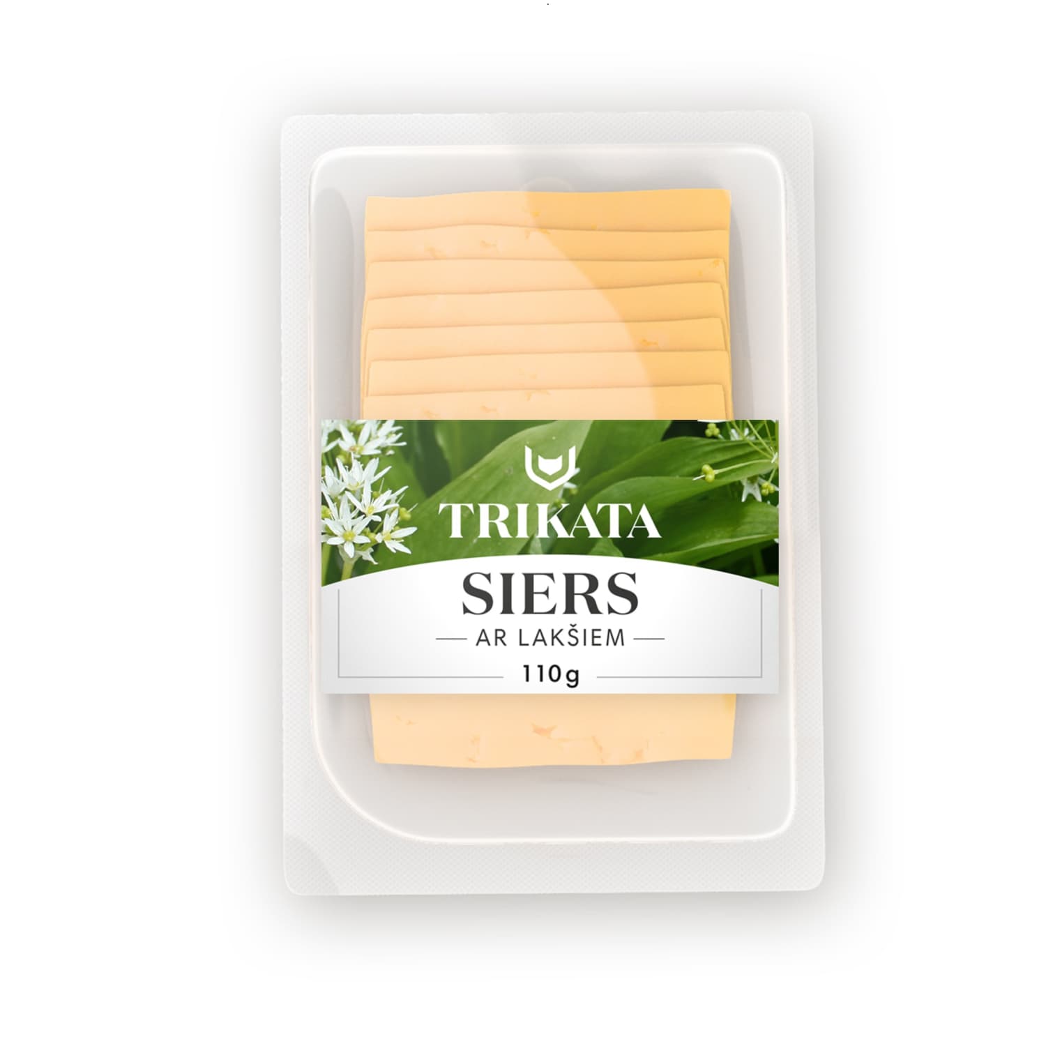 Siers Trikāta ar lakšiem šķēlēs 110g