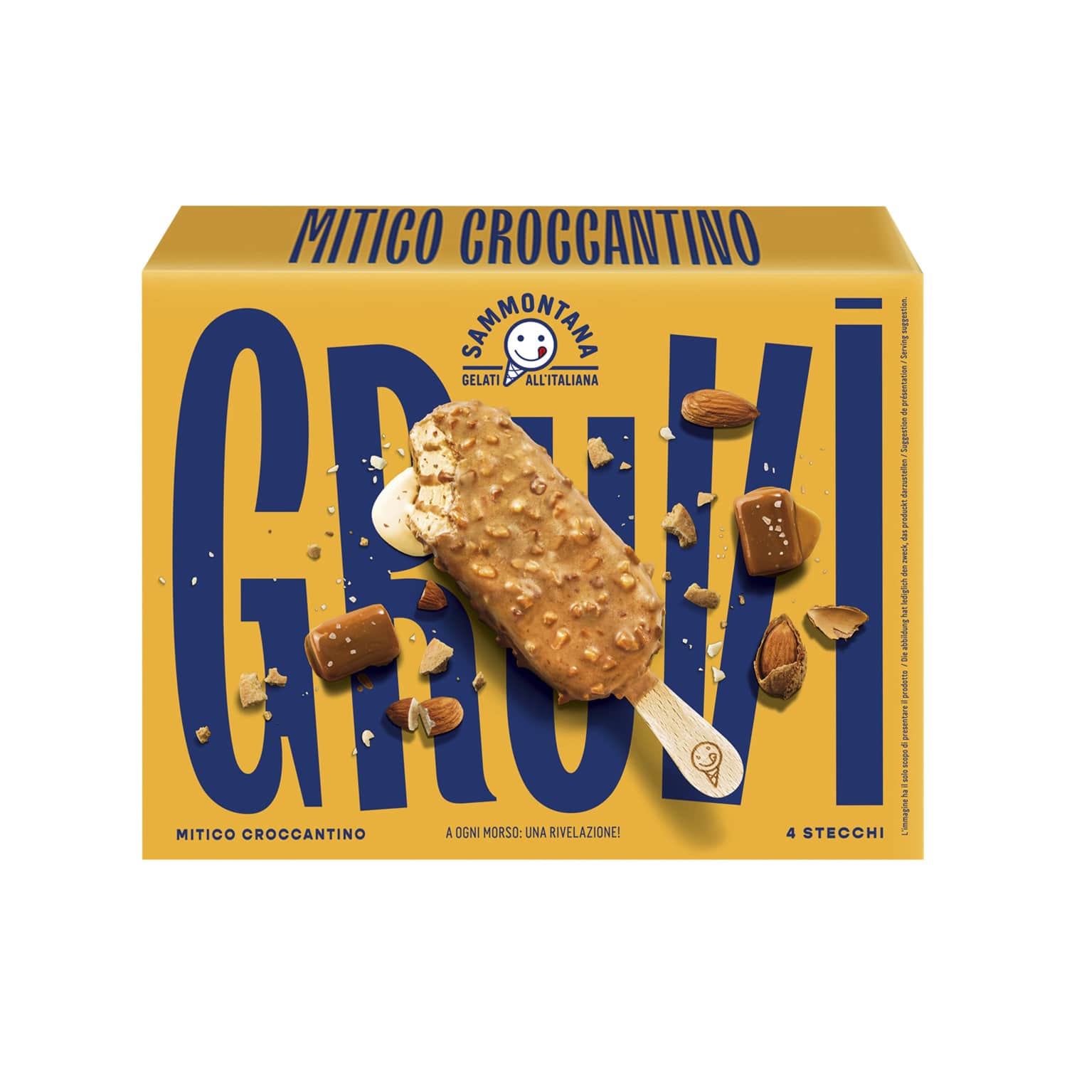 Saldēj. Gruvi Croccantino sāļās kar. 4x60g