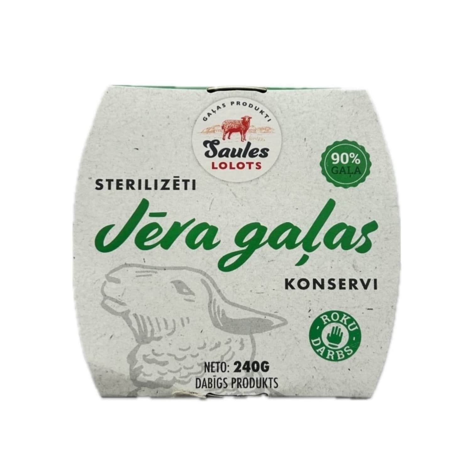 Ster. konservi Saules Lolots jēra gaļas 240g