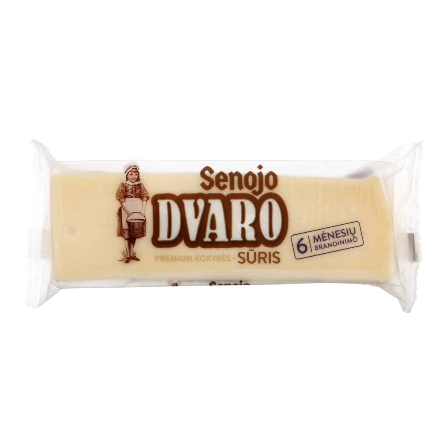 Sūris SENOJO DVARO, 45 %, brand. 9 mėn, 200 g