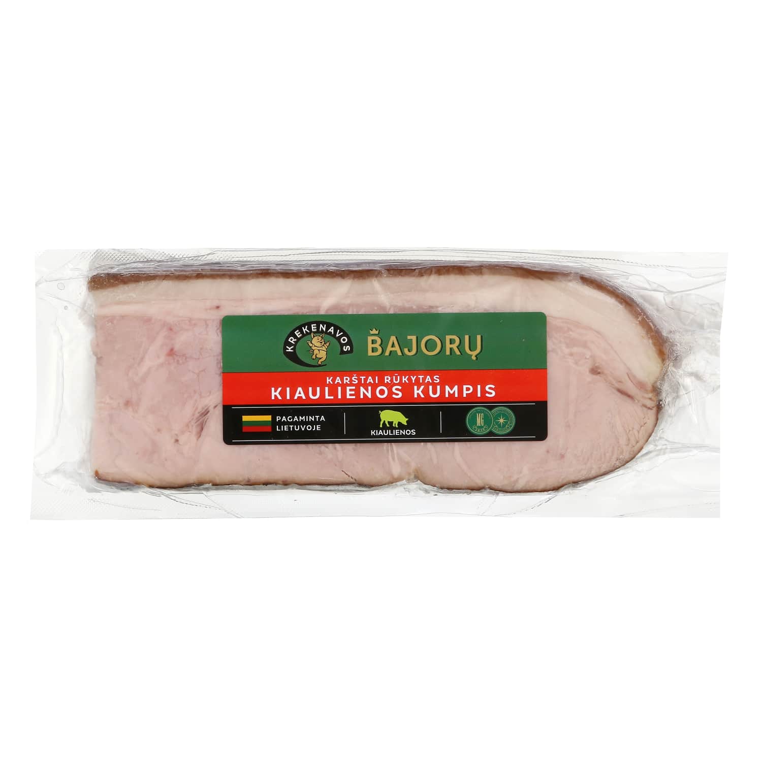 Karštai rūk. kiaulienos kumpis BAJORŲ,a.r.1kg