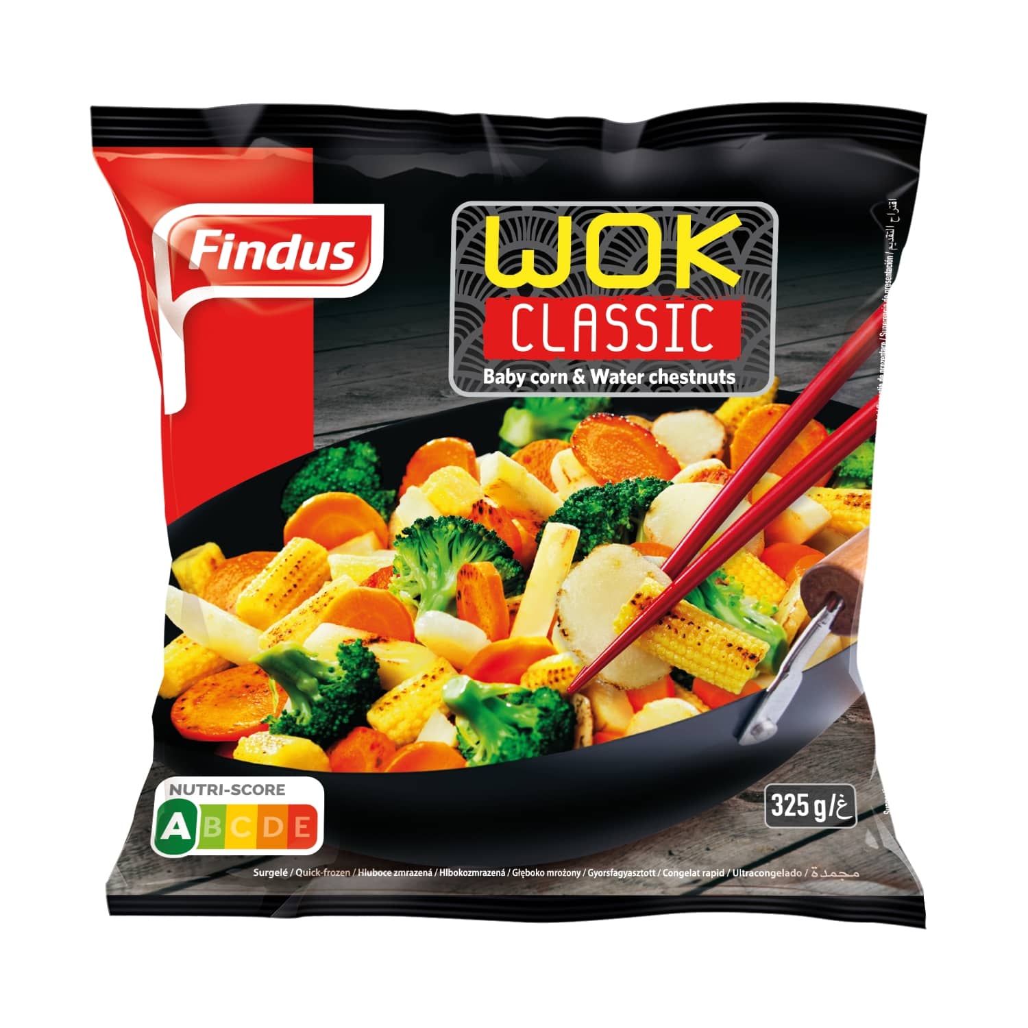 Wok dārzeņu maisīj. Findus Classic sald. 325g