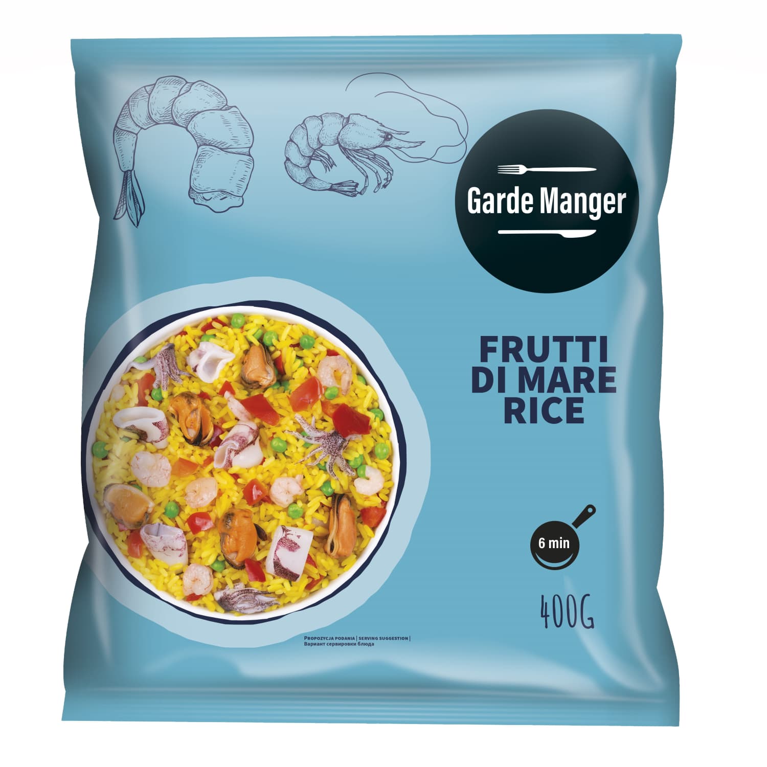 Rīsi Garde Manger Frutti Di Mare 400g