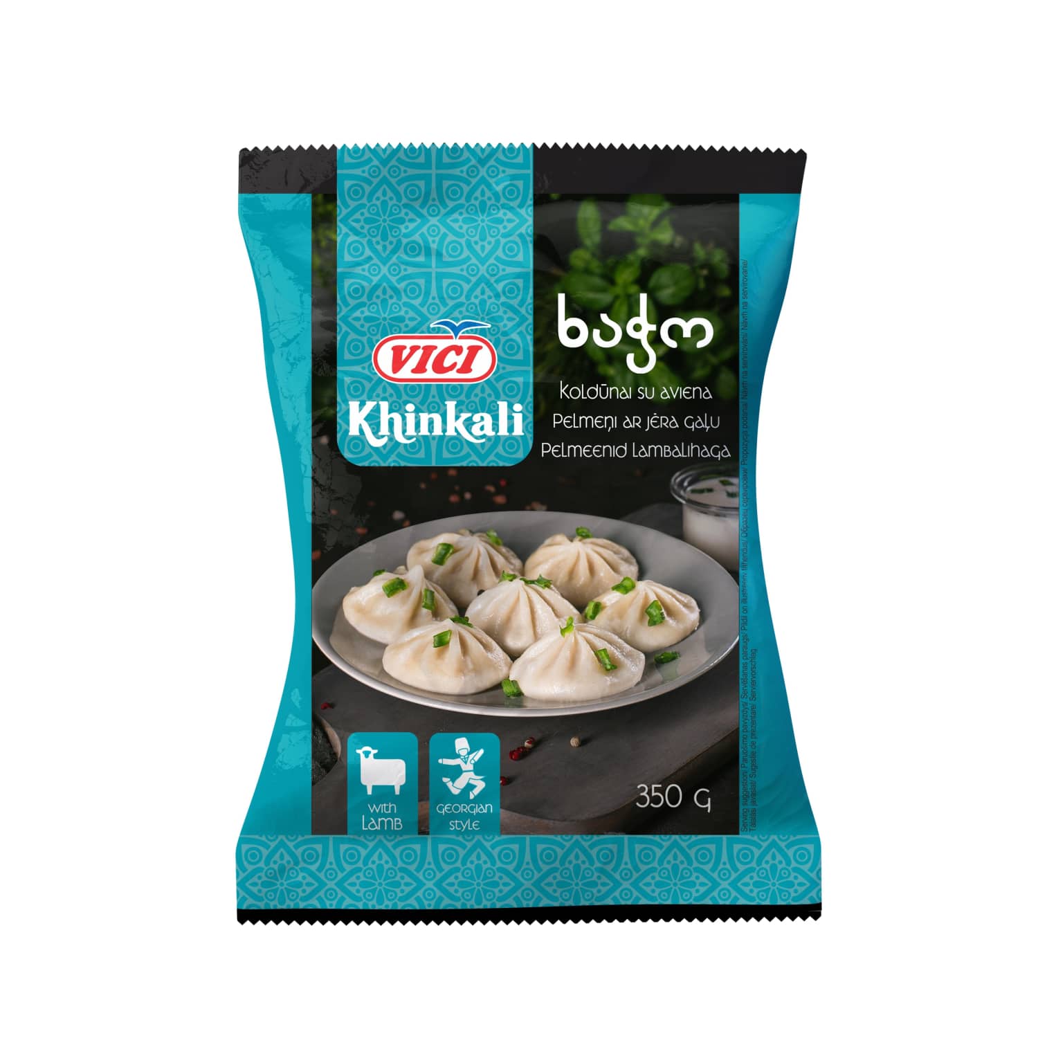 Pelmeņi Viči khinkali ar jēra gaļu 350g