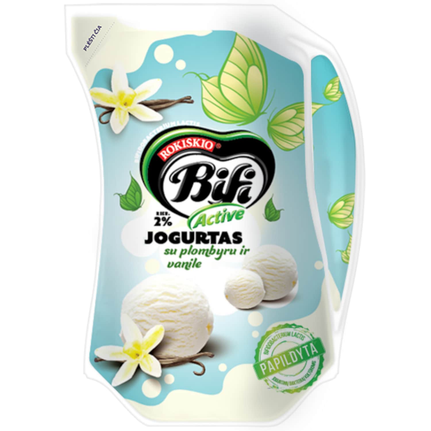 Jogurtas plomb., van. BIFI ACTIVE, 2 %, 900 g