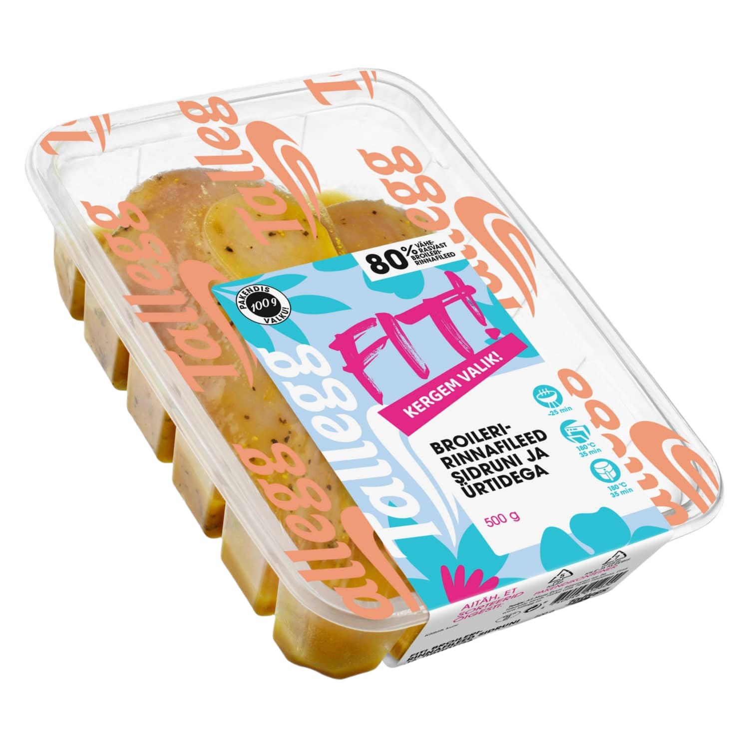 Br.rinnafil. sidruni ja ürtidega Tallegg 500g