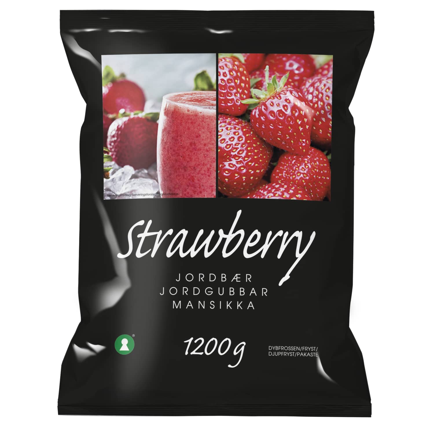 Zemenes saldētas 1200g