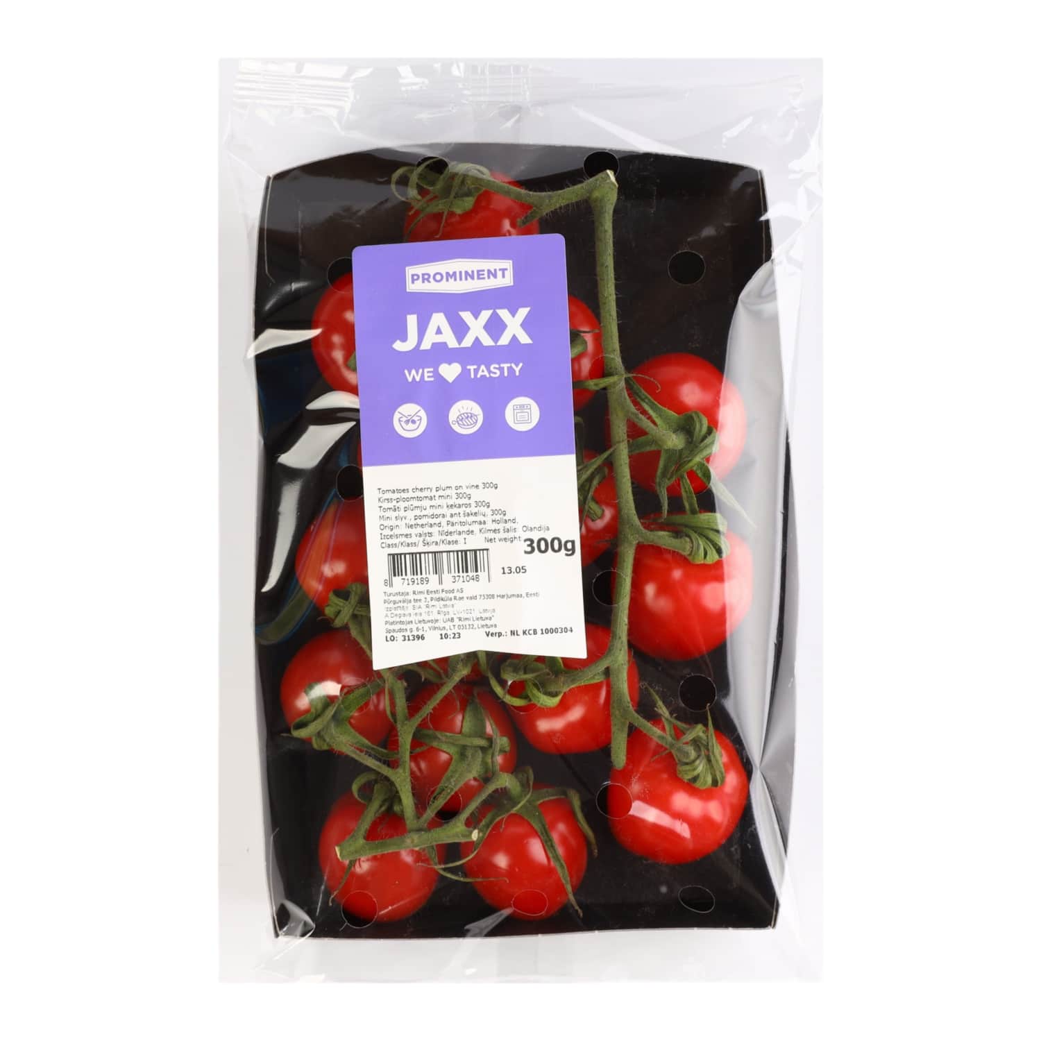 Mini slyv., pomidorai ant šakelių, 200g