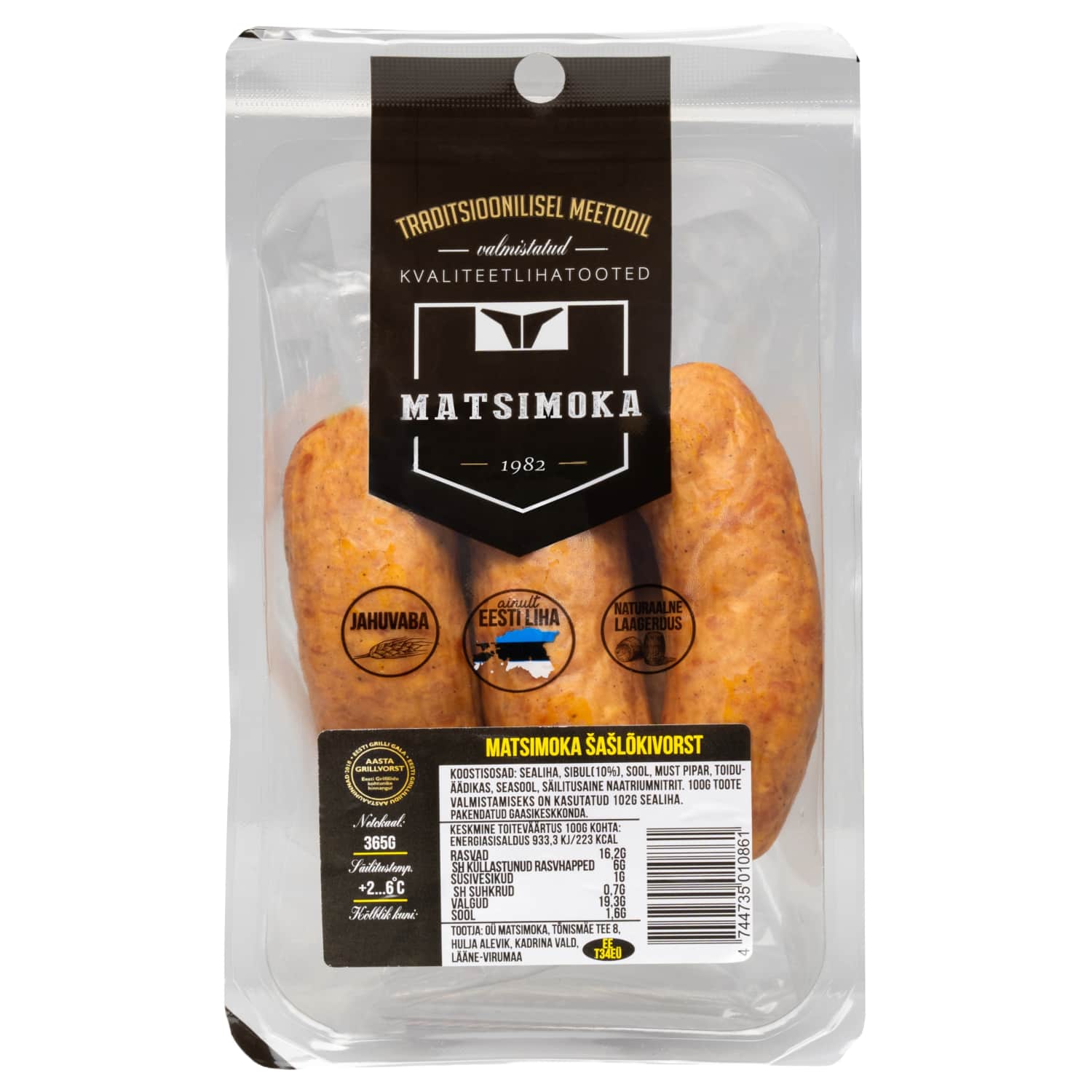 Šašlõkivorst lambasooles Matsimoka 365g