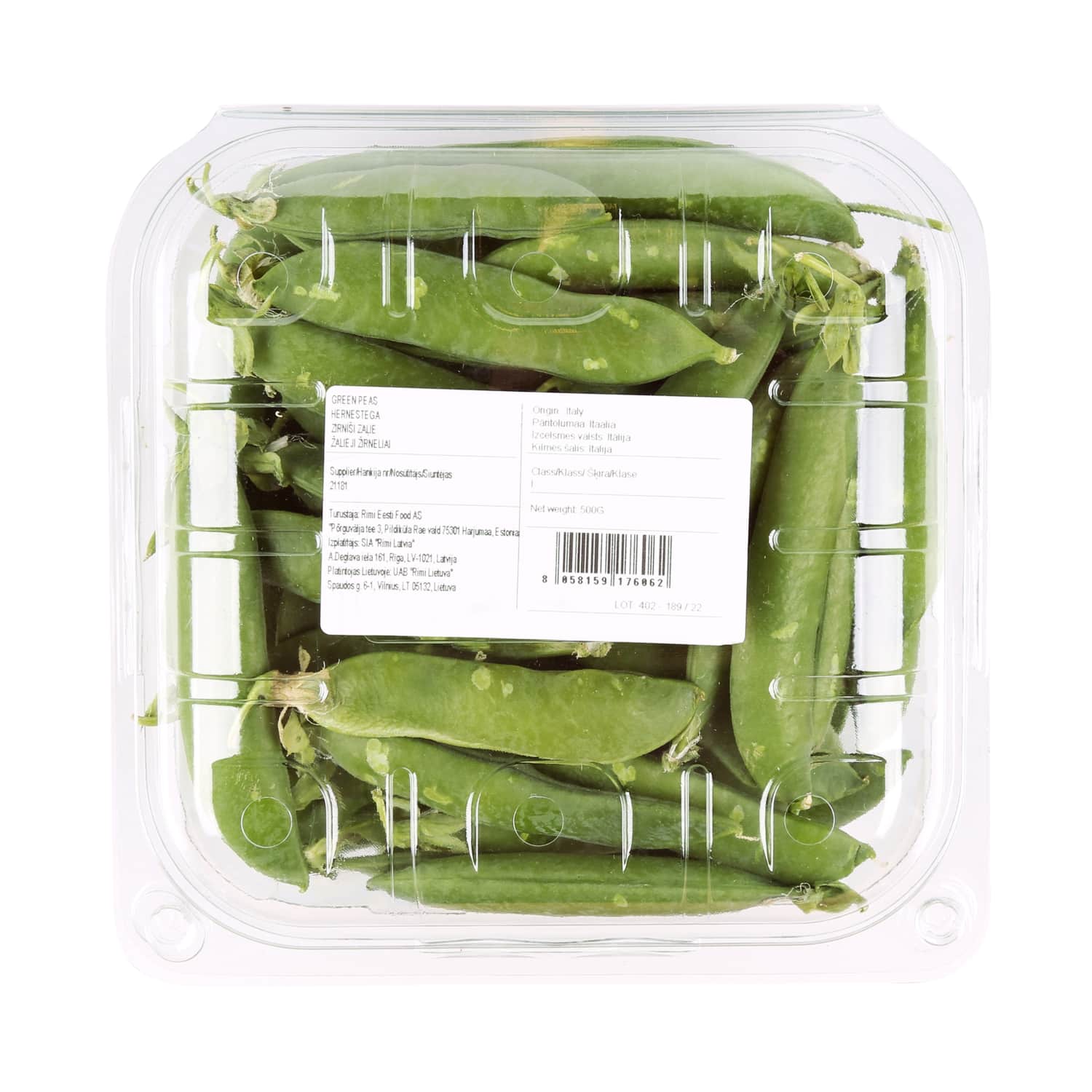 Žalieji žirniai, 500g