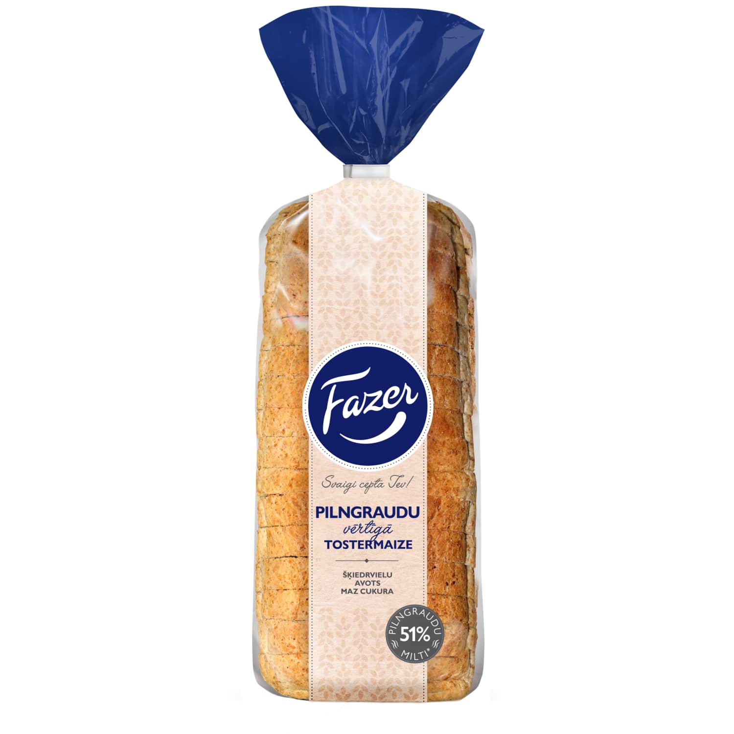 Tostermaize Fazer pilngraudu vērtīgā 500g