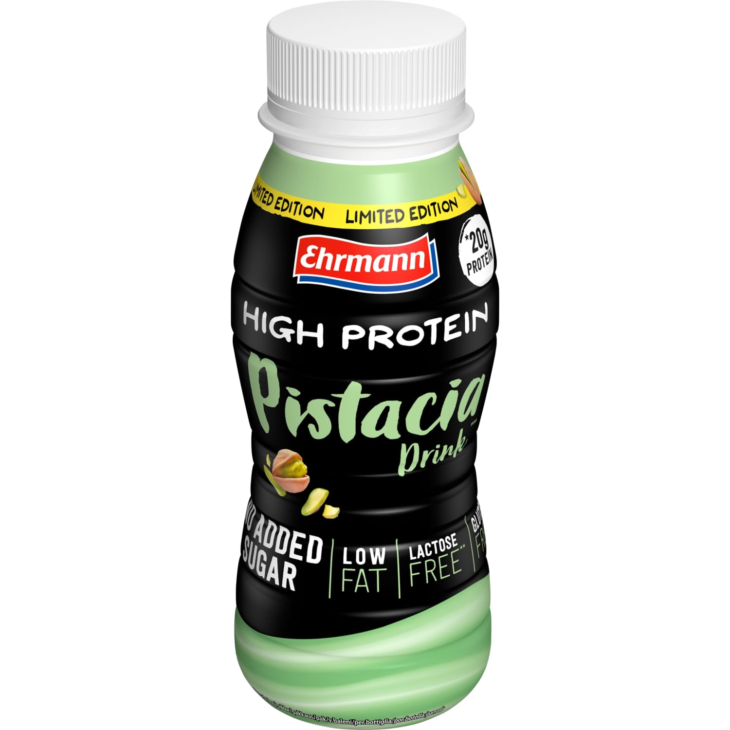 Piena prot.dzēr.Ehrmann ar pistāc.garšu 250ml