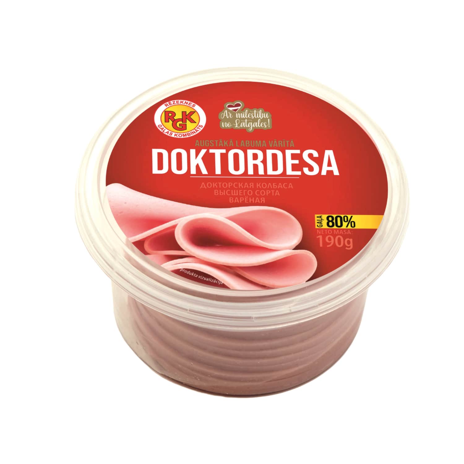 Doktordesa augstākā labuma, šķēlēs 190g