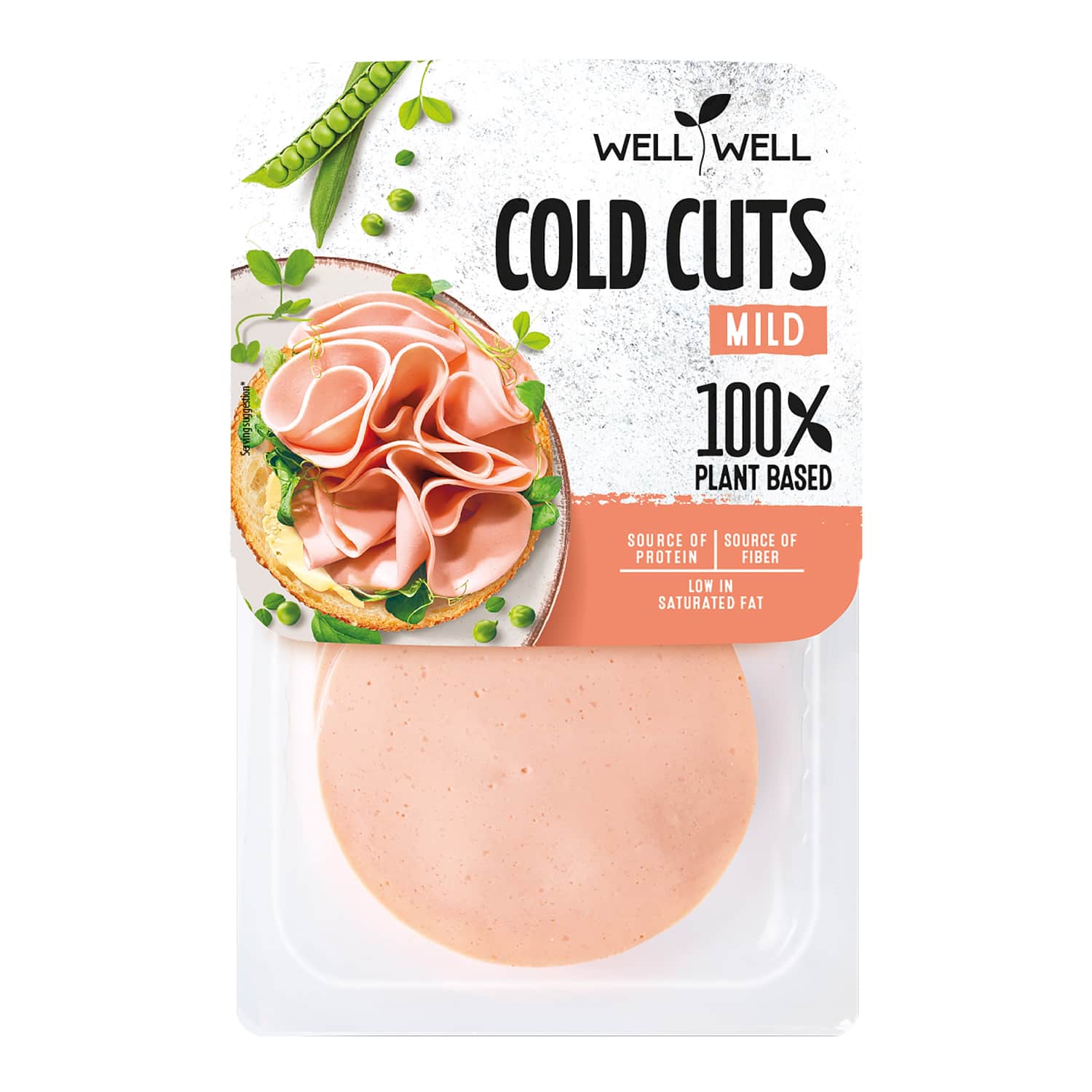 Zirņu desa Well Well šķēlītēs 100g
