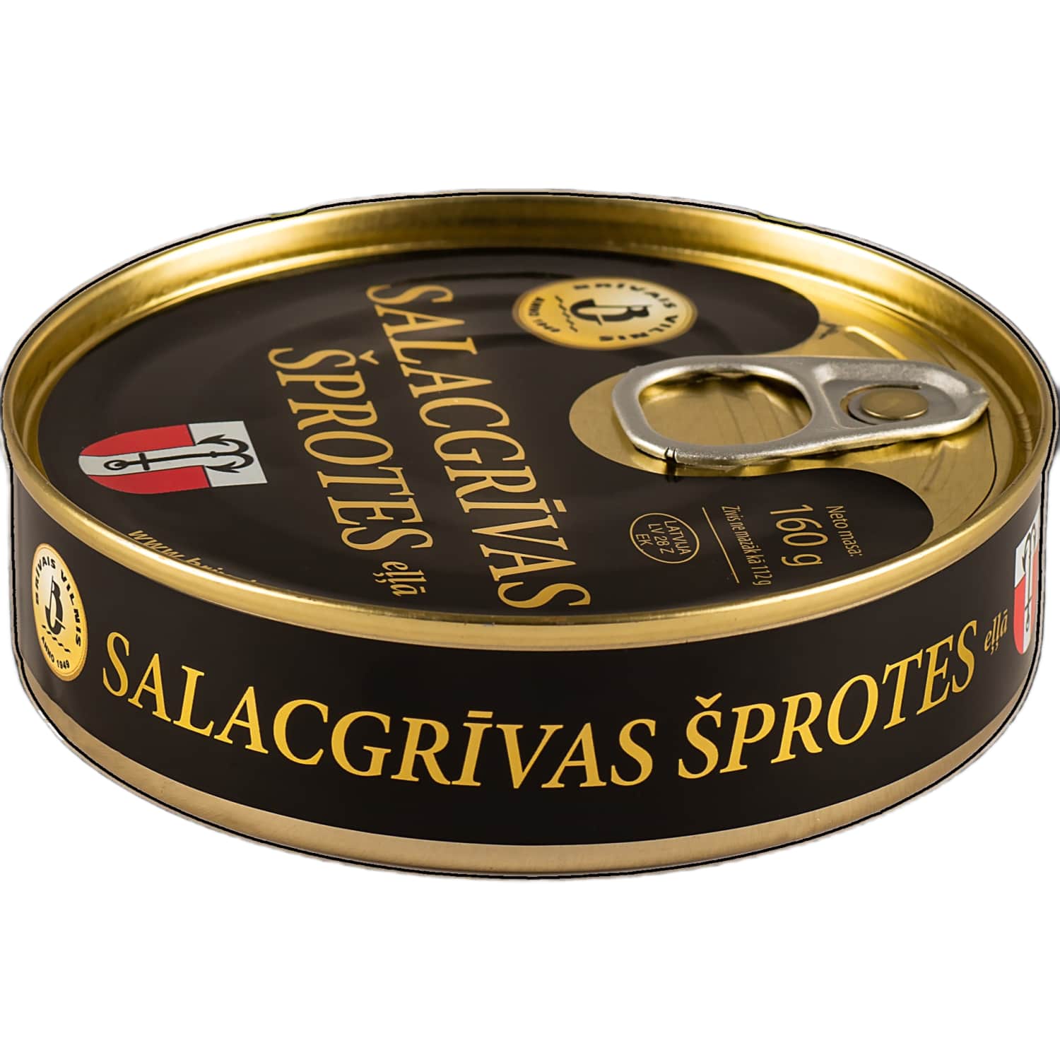 Šprotes Salacgrīvas eļļā 160g/112g