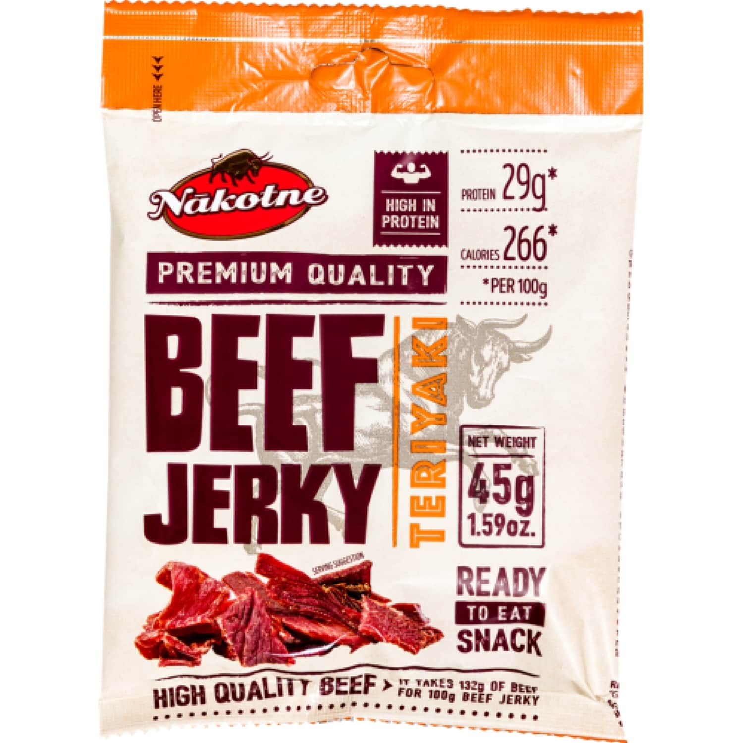 Uzkoda liellopu gaļas k/k teriyaki 45g