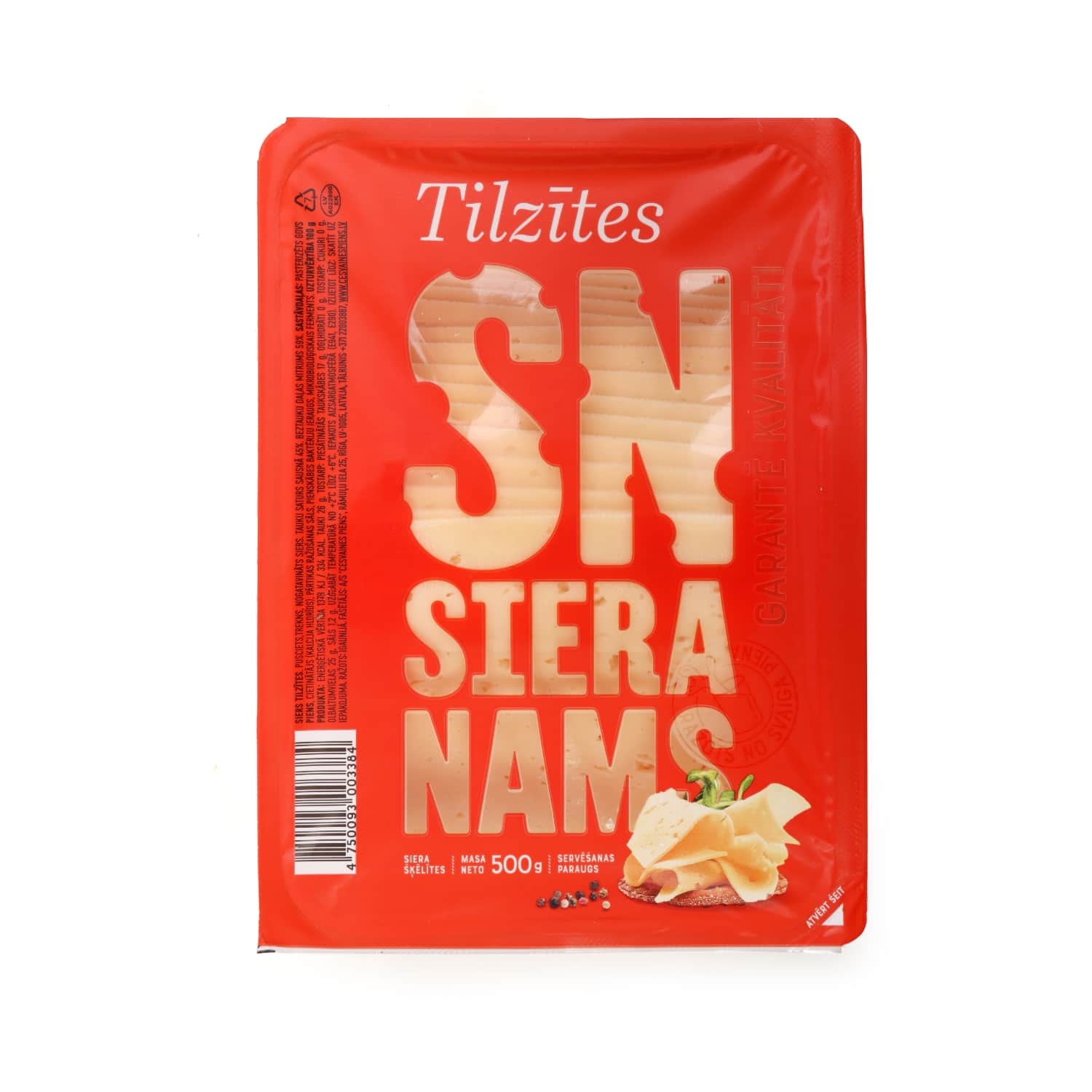 Siers Tilzītes SN šķēlītes 500g