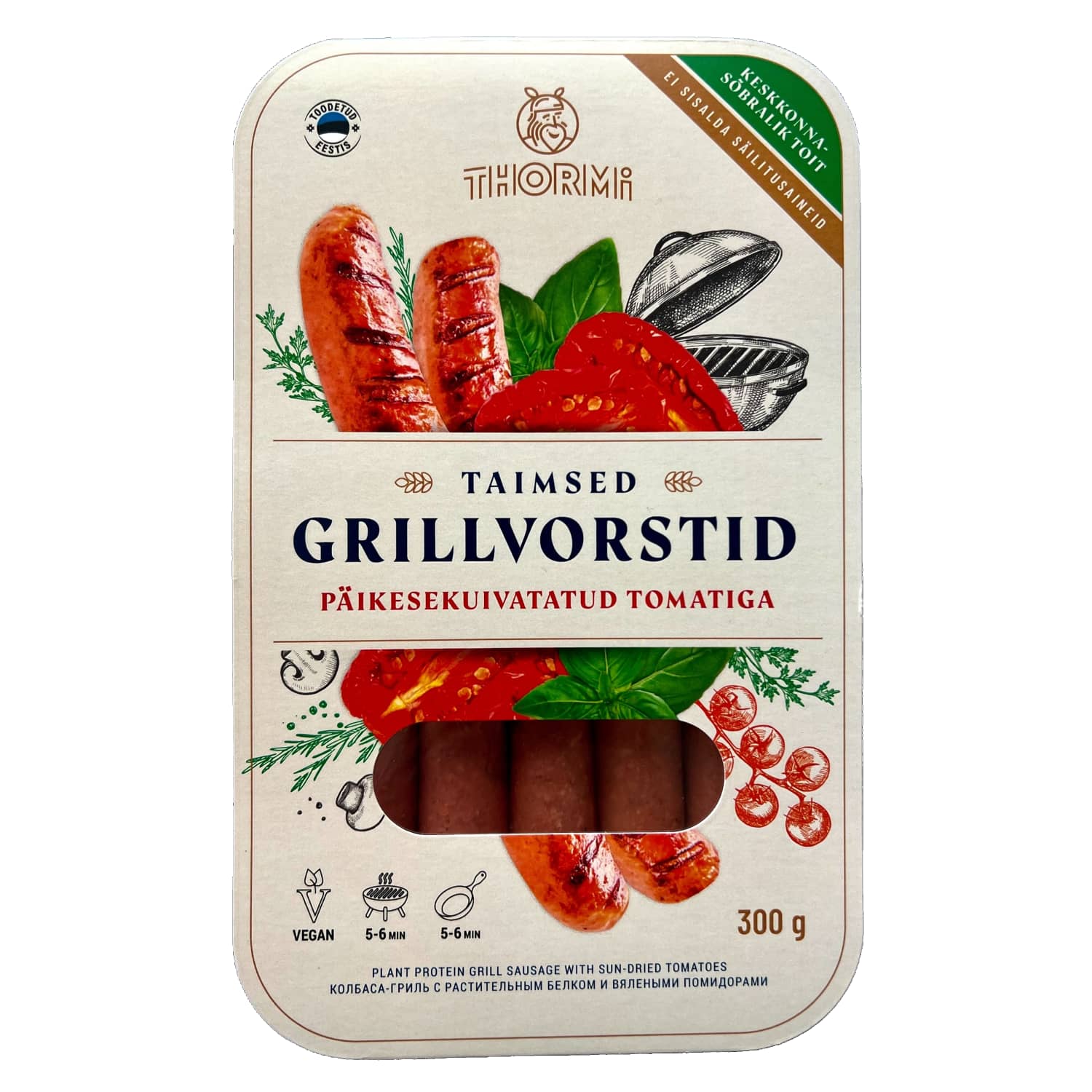 Taim. gr.vors. päik.kuiv. tomati Thormi 300g