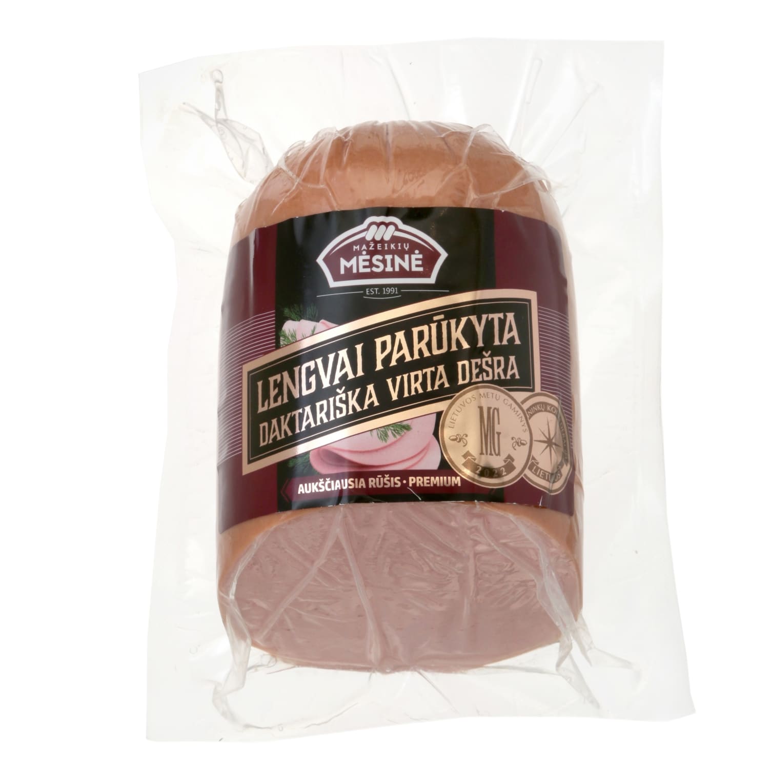 Virta lengvai parūkyta DAKTARIŠKA dešra, 550g