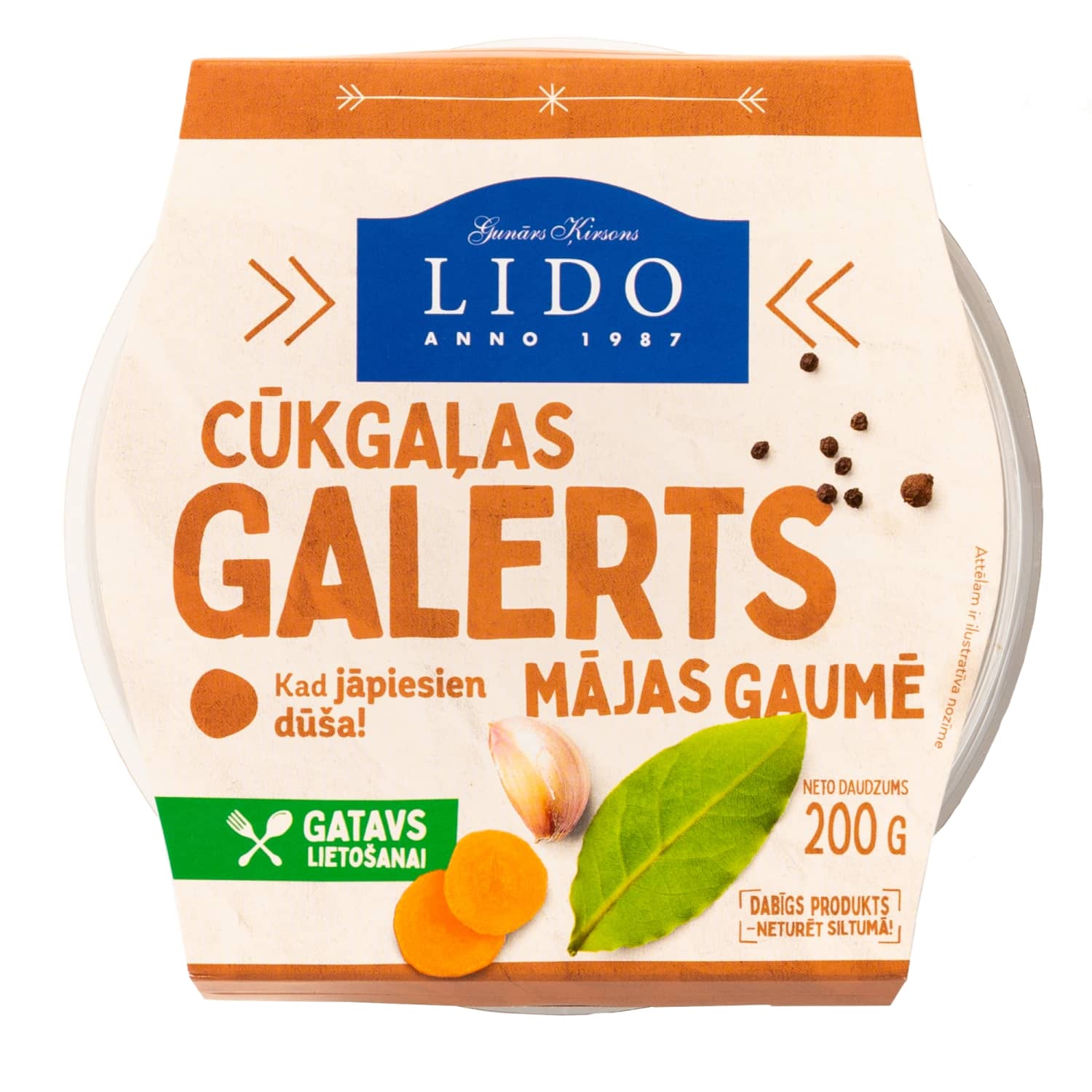 Cūkgaļas galerts Lido Mājas gaumē 200g