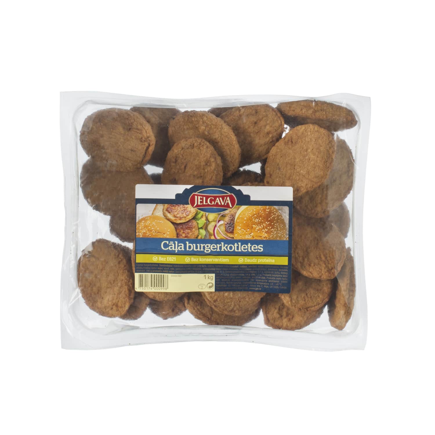 Cāļa burgerkotletes Jelgava XL 1kg