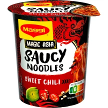 Greitai paruošiami makaronai su padažu saldžiarūgščio čili skonio MAGGI, 75 g