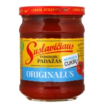 Pomidorų padažas SUSLAVIČIAUS ORIGINALUS, 490 g