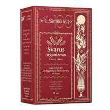 Žolelių arbata ETNO Dr. Šimkūnaitės Švarus organizmas, 2 g x 15