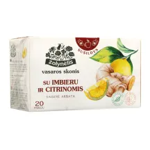 Vaisinė arbata su imbieru ir citrinomis ŽOLYNĖLIS VASAROS SKONIS, 40 g