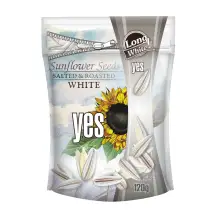 Baltos, sūdytos saulėgrąžos YES, 120 g