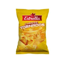 Sūrio skonio traškus kukurūzų užkandis ESTRELLA, 110 g