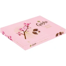 Pieninio šokolado saldainiai su lazdyno riešutais GEISHA, 185 g