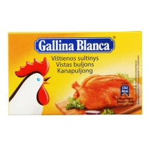 Vištienos sultinys GALLINA BLANCA (8 kub.), 80 g