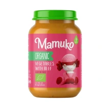 Ekologiška daržovių ir jautienos košė MAMUKO, nuo 6 mėn., 190 g