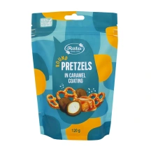 Rutuliukai PRETZELS su karameliniu glaistu, 120 g