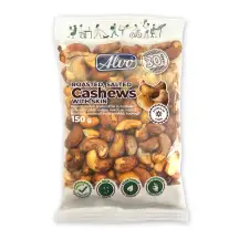 Kepinti, sūdyti anakardžių riešutai su luobele ALVO, 150 g