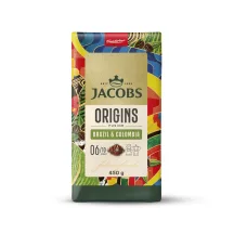 Malta kava JACOBS ORIGINS BRAZIL & COLOMBIA, 450 g