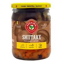 Marinuoti grybai KĖDAINIŲ KONSERVŲ FABRIKAS SHIITAKE, 500 g / 480 g