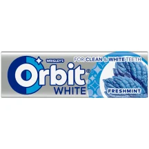 Kramtomoji guma gaiviųjų mėtų skonio ORBIT, su saldikliais, 14 g