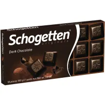 Juodasis šokoladas SCHOGETTEN, 100 g