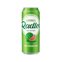 Alus UTENOS RADLER WATERMELON 2,0 %, 0,5 l skarda