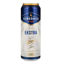 Alus GUBERNIJA EKSTRA LAGER, 5,2 %, 0,568 l