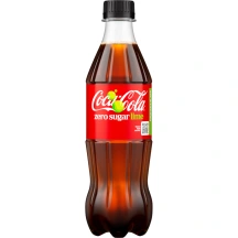 Gazuotas gaivusis gėrimas su saldikliais COCA COLA ZERO LIME, 0,5 l