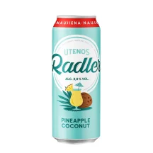 Alaus kokteilis UTENOS RADLER, ananasų ir kokosų skonio, 500 ml