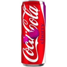 Gaivusis gazuotas gėrimas COCA COLA CHERRY, 330 ml