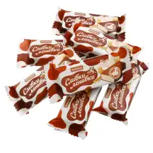 Vafliniai saldainiai LAZY COW, 1 kg